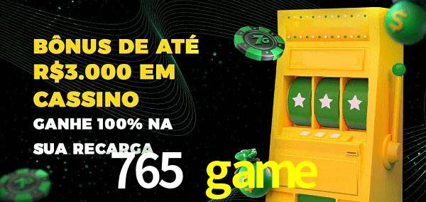 765 game melhor bônus de depósito